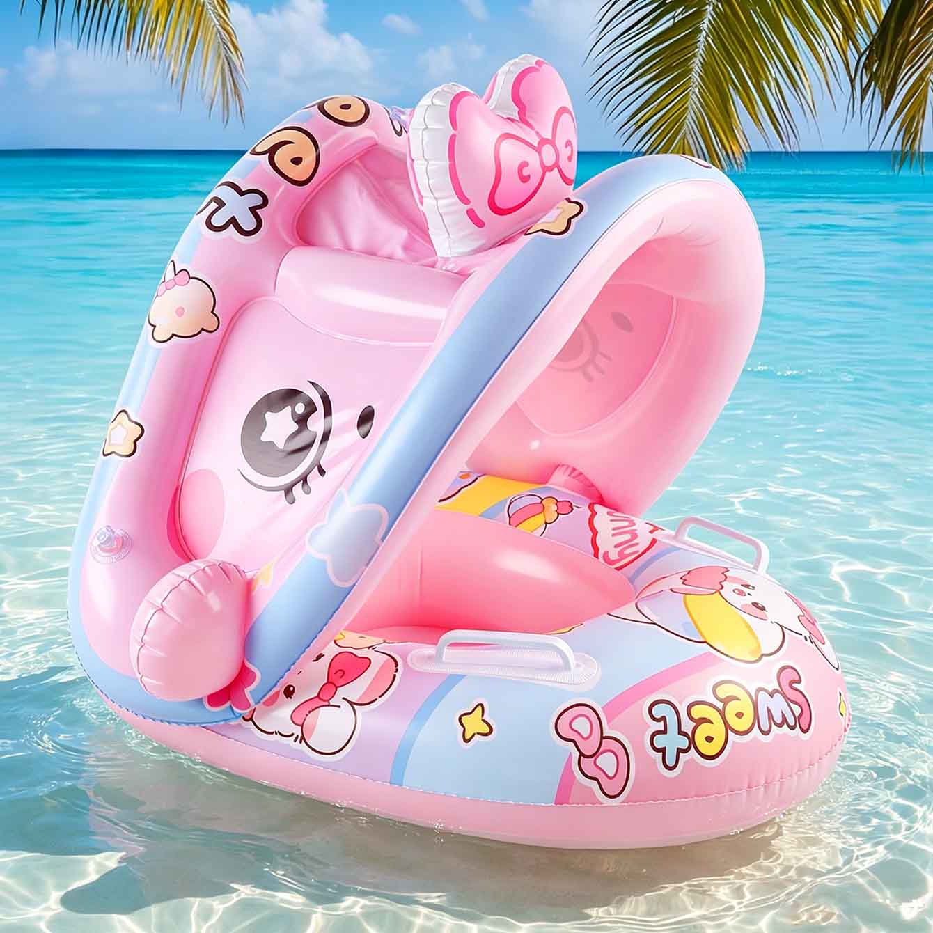 Pool Float Ring Inflatable - 1 adet şişme havuz şamandırası koltuk
