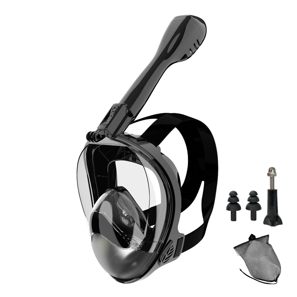 Snorkel Mask Full Face - Yetişkinler ve Gençler için Tam Yüz