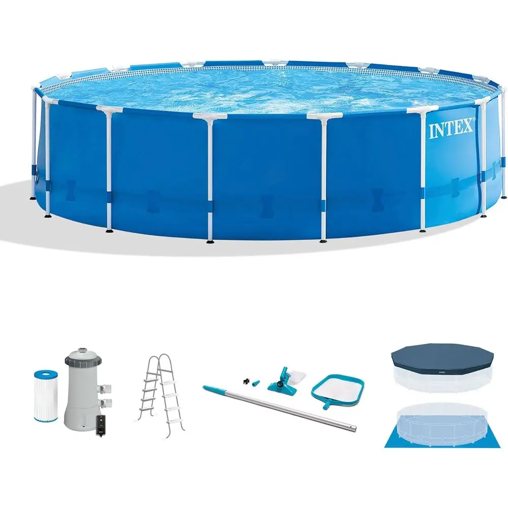 Pool Ladder Above Ground - 15' x 48 Yuvarlak Yerüstü Havuz