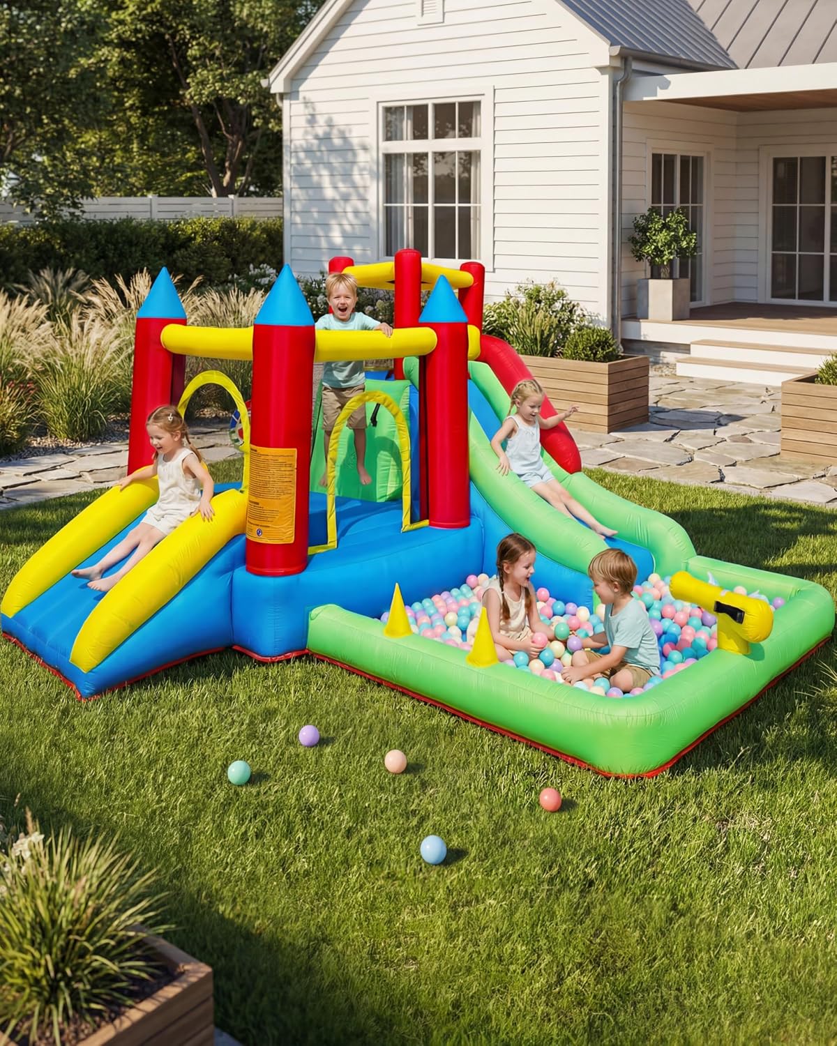 9'u 1 Arada Şişme Zıplama Evi  - Water Slide Inflatable incelemesi ve fiyatı