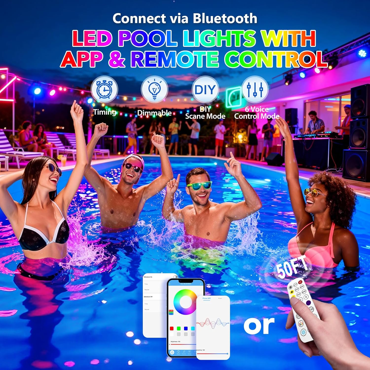 Güneş Enerjili Havuz Lambaları - Pool Light Solar Rechargeable incelemesi ve fiyatı