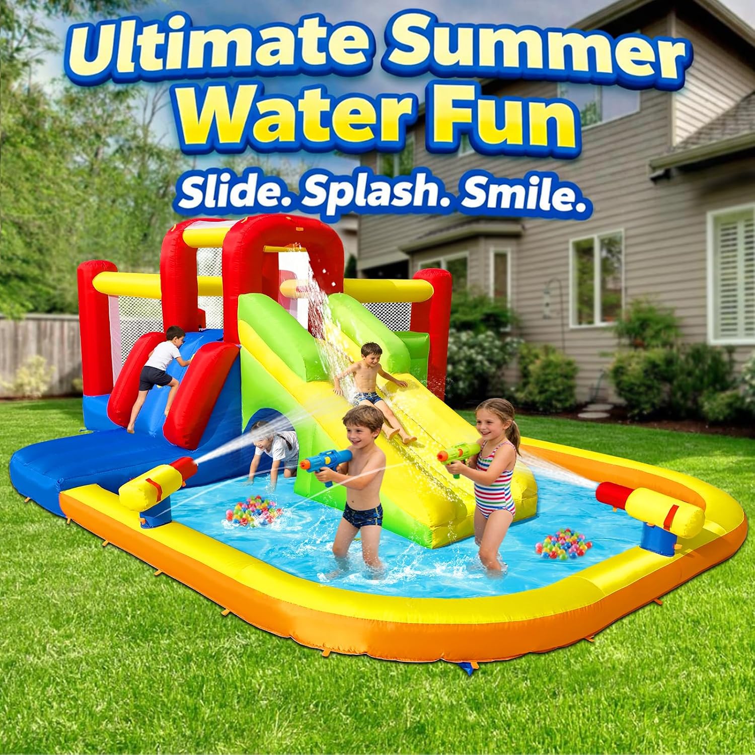 Çocuklar İçin Şişme Su Kaydıra - Water Slide Inflatable incelemesi ve fiyatı