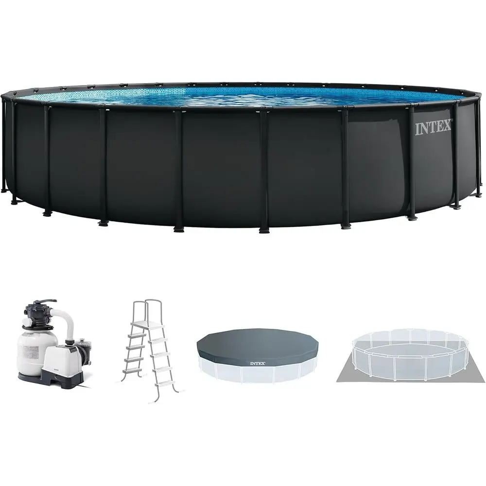 24 ft x 52 inç Çapında Çelik Ç - Pool Ladder Above Ground incelemesi ve fiyatı