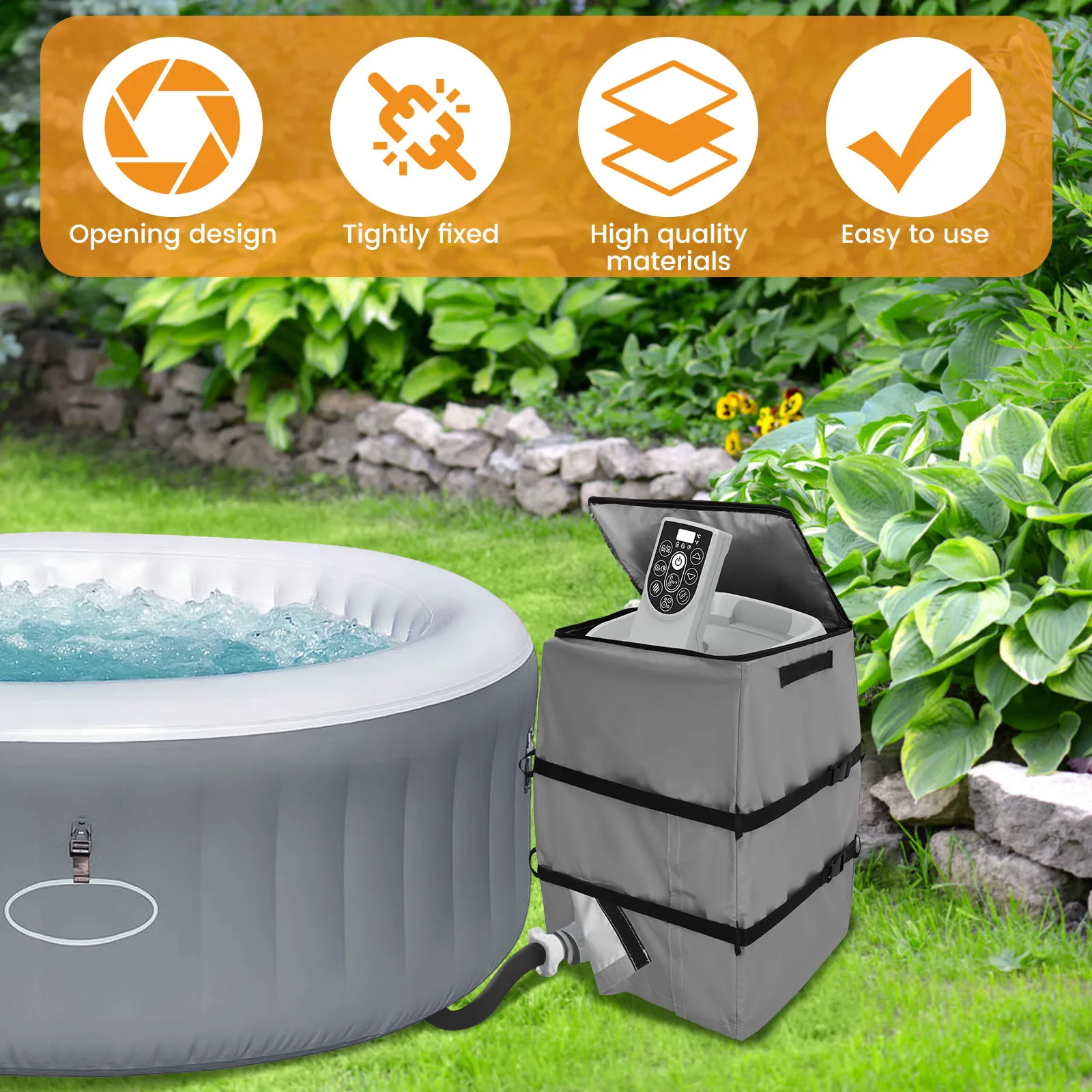 Sıcak Küvet Spa Isıtıcı Pompa  - Pool Cover Waterproof incelemesi ve fiyatı