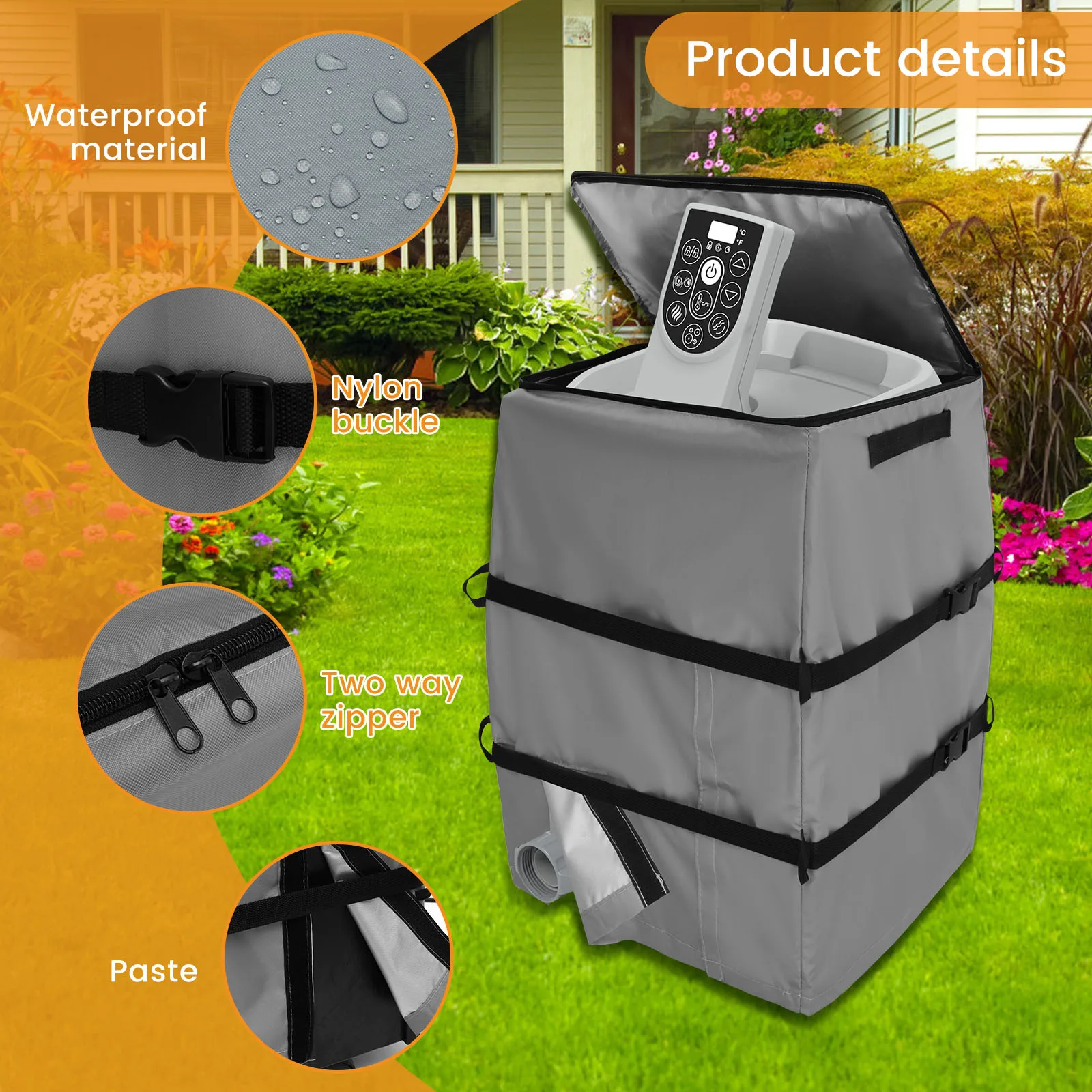 Sıcak Küvet Spa Isıtıcı Pompa  - Pool Cover Waterproof incelemesi ve fiyatı
